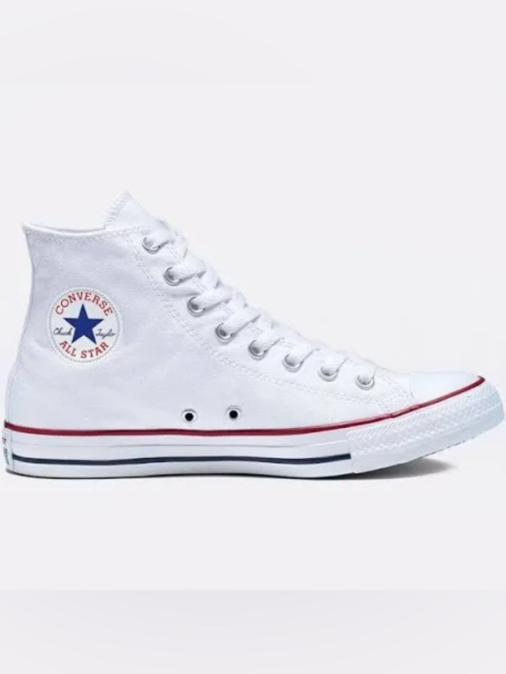 Converse chuck taylor all star High-Top white Canvas Sneakers womens 8 nwot